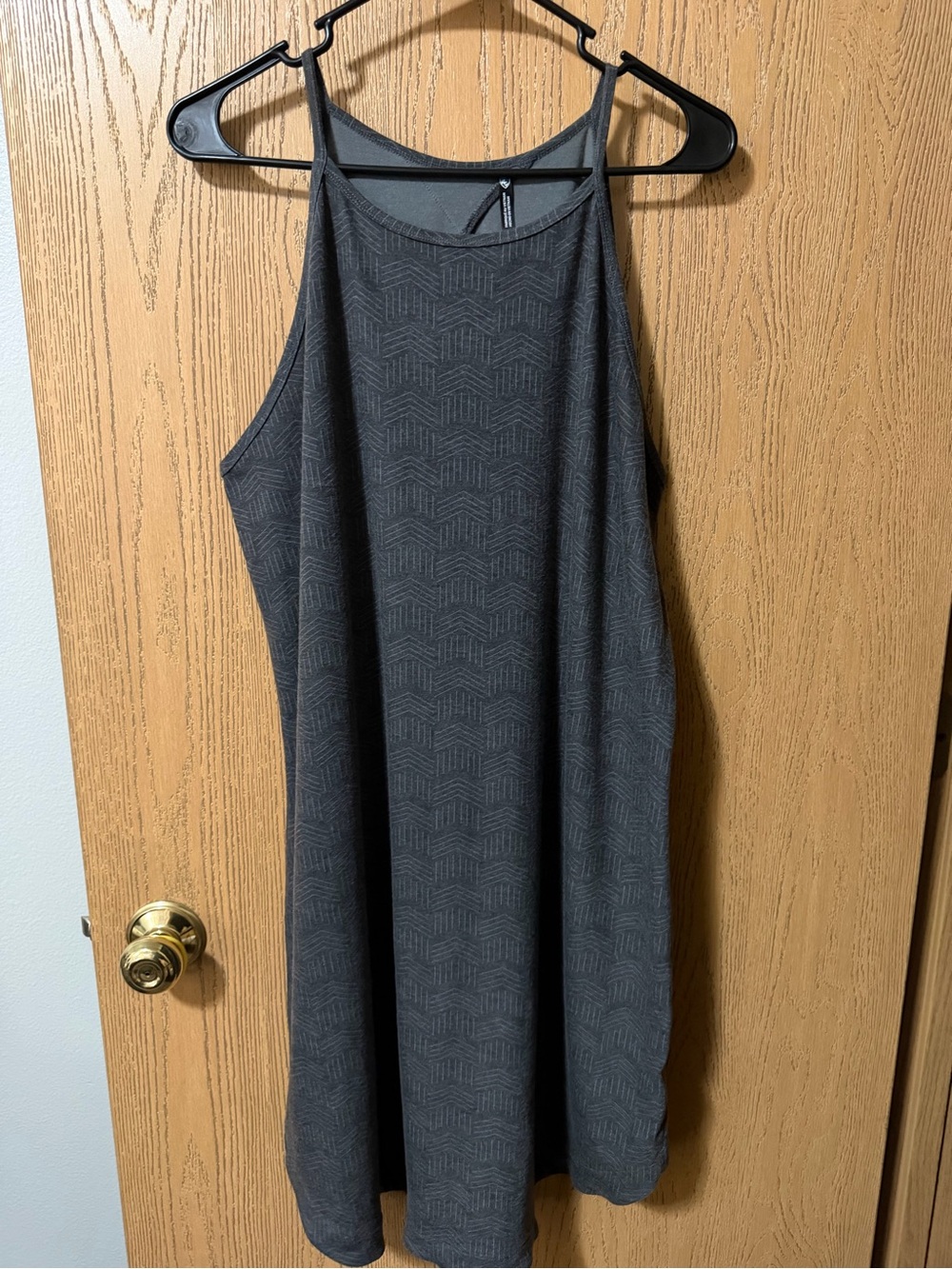 Kuhl Gray Textured Sleeveless Midi Dress